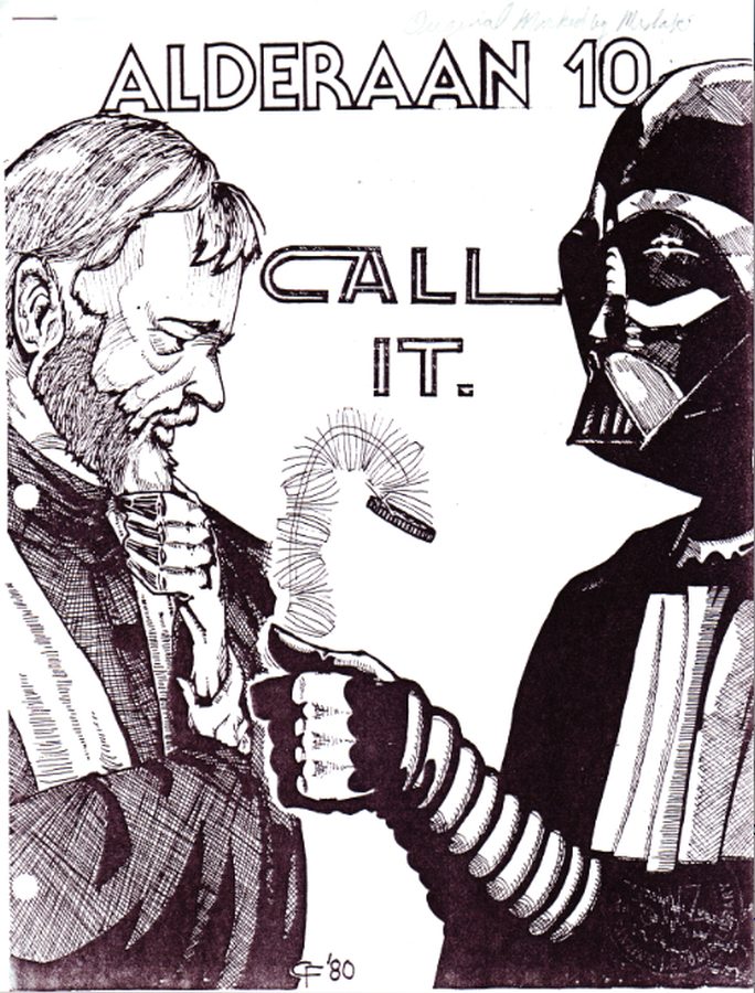 ALDERAAN magazine side cover Issue 10 October 1980
