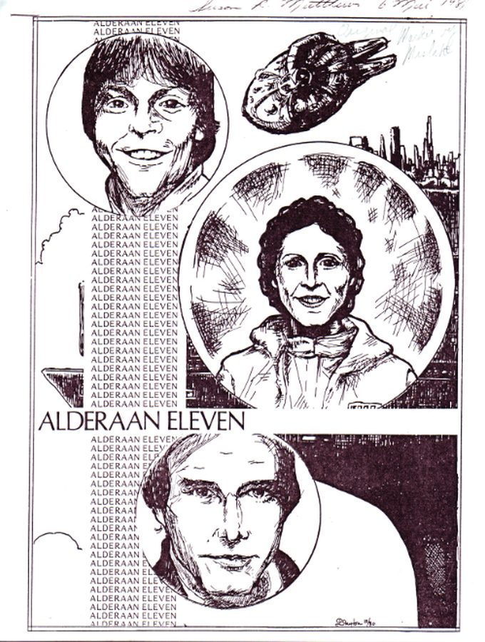 ALDERAAN magazine side cover Issue 11 April 1981