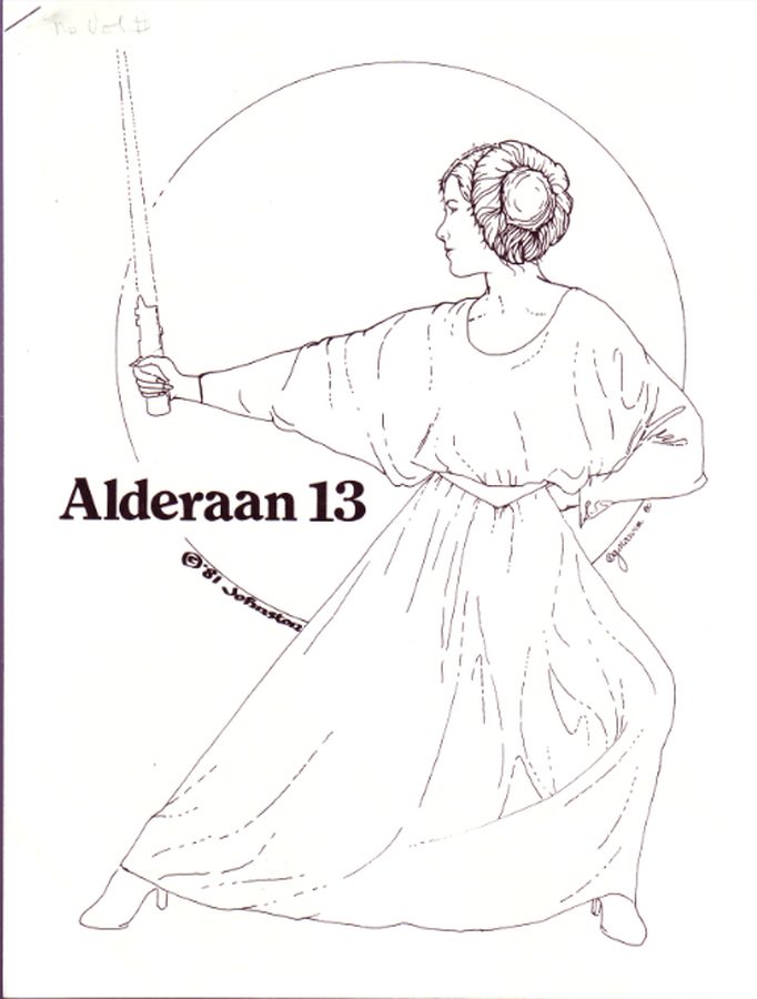 ALDERAAN magazine side cover Issue 13 13 June 1981