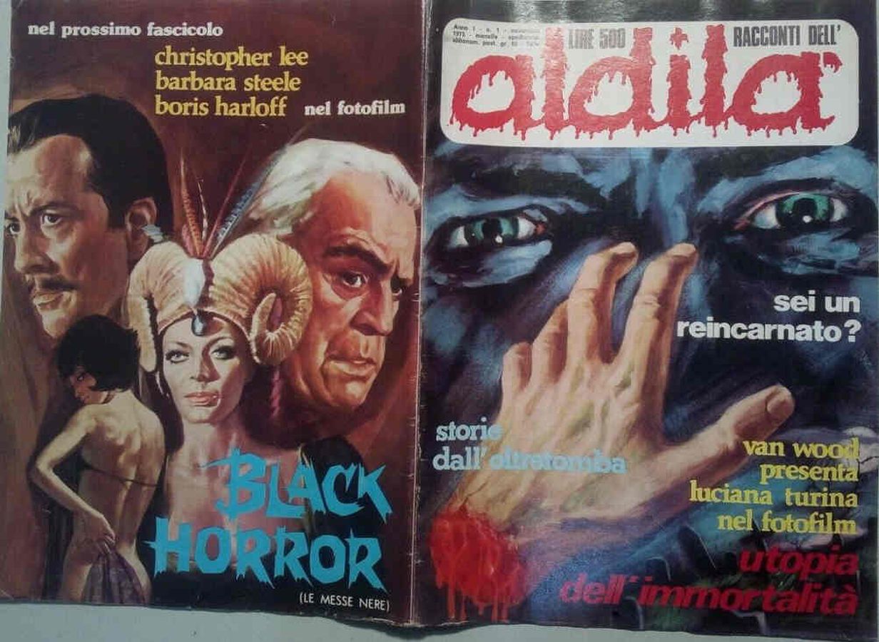 ALDILA (Italy) magazine side cover Issue 1  November 1975