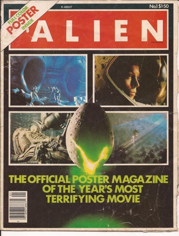 OFFICIAL MOVIE MAGAZINES magazine side cover  1979