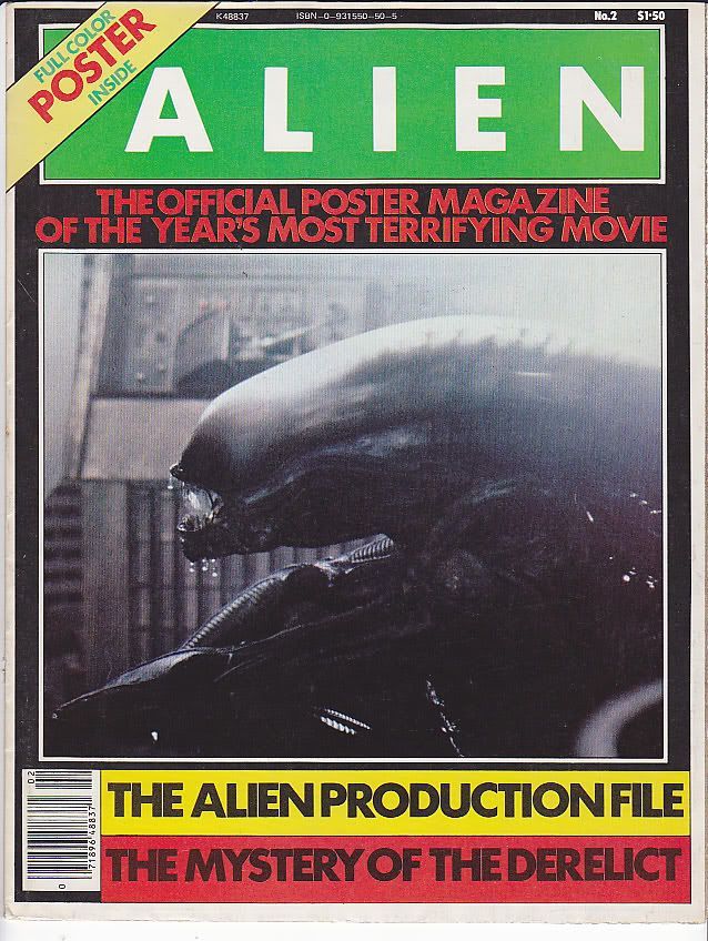 OFFICIAL MOVIE MAGAZINES magazine side cover  1979