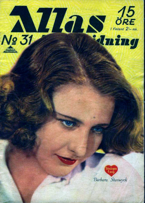 ALLAS VECKOTIDNING magazine cover