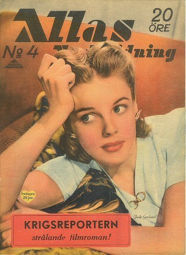 ALLAS VECKOTIDNING magazine side cover Issue 4 28 January 1944