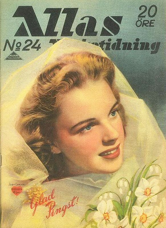 ALLAS VECKOTIDNING magazine side cover Issue 24 18 June 1943