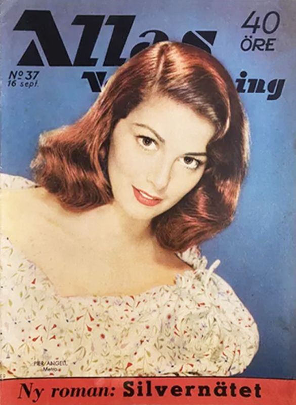 ALLAS VECKOTIDNING magazine side cover Issue 37 16 September 1955