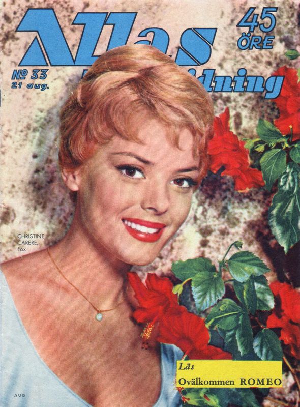 ALLAS VECKOTIDNING magazine side cover Issue 33 21 August 1959