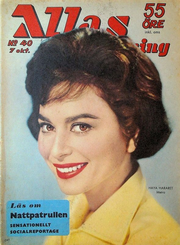 ALLAS VECKOTIDNING magazine side cover Issue 40 7 October 1960