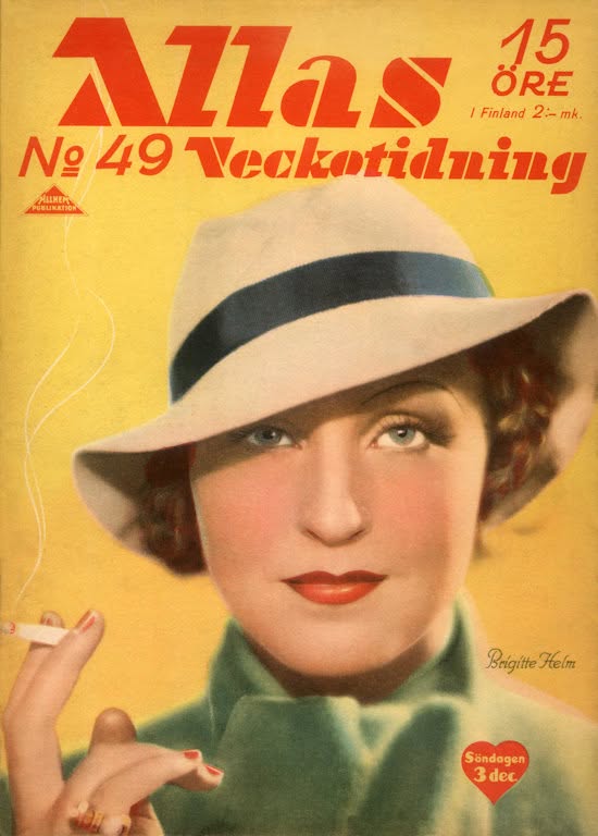 ALLAS VECKOTIDNING magazine side cover Issue 49 3 December 1933