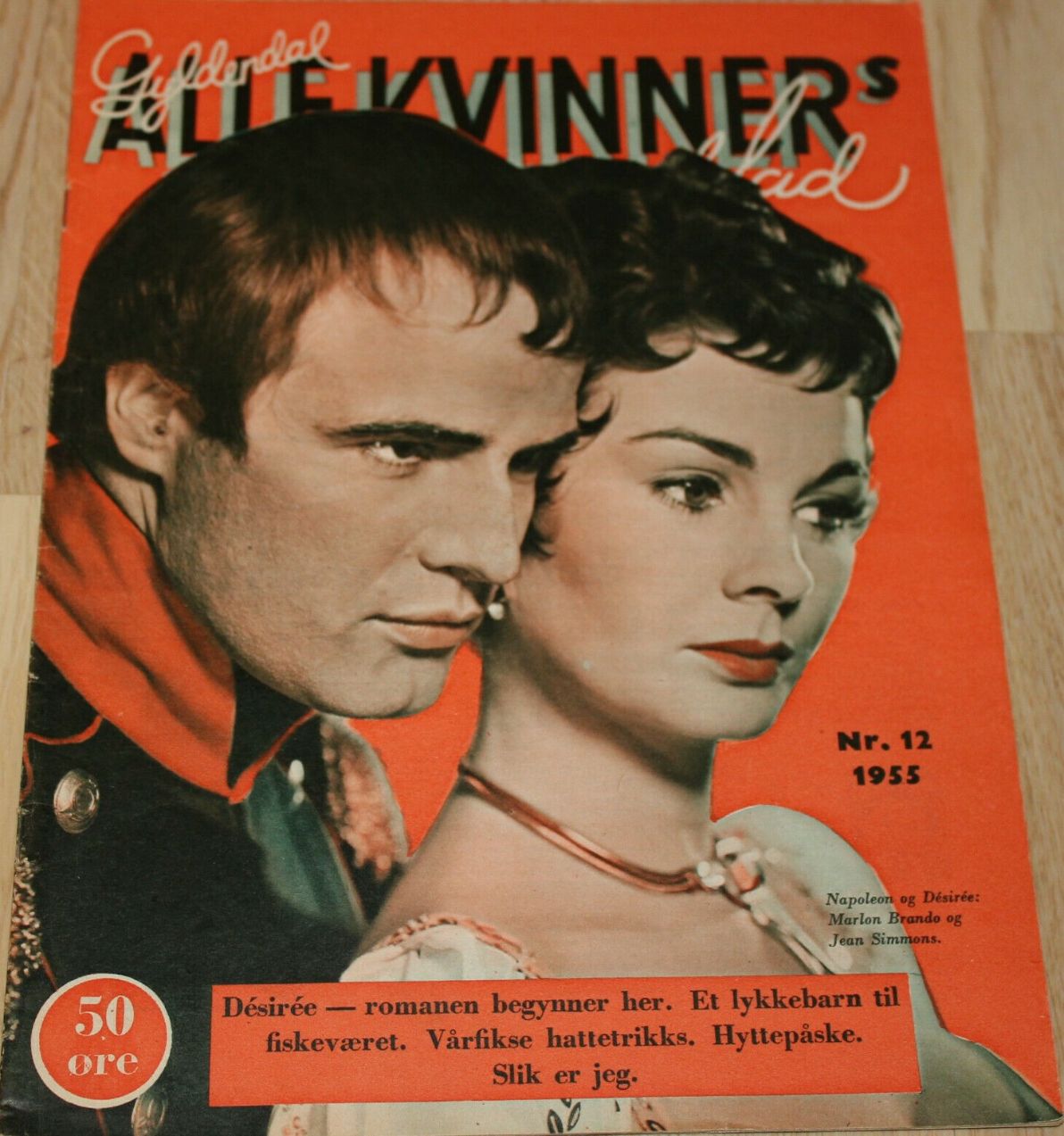 ALLE KVINNER magazine side cover Issue 12   1955
