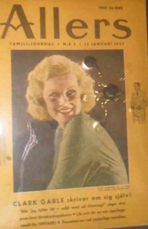 ALLERS magazine side cover Issue 2 12 January 1937