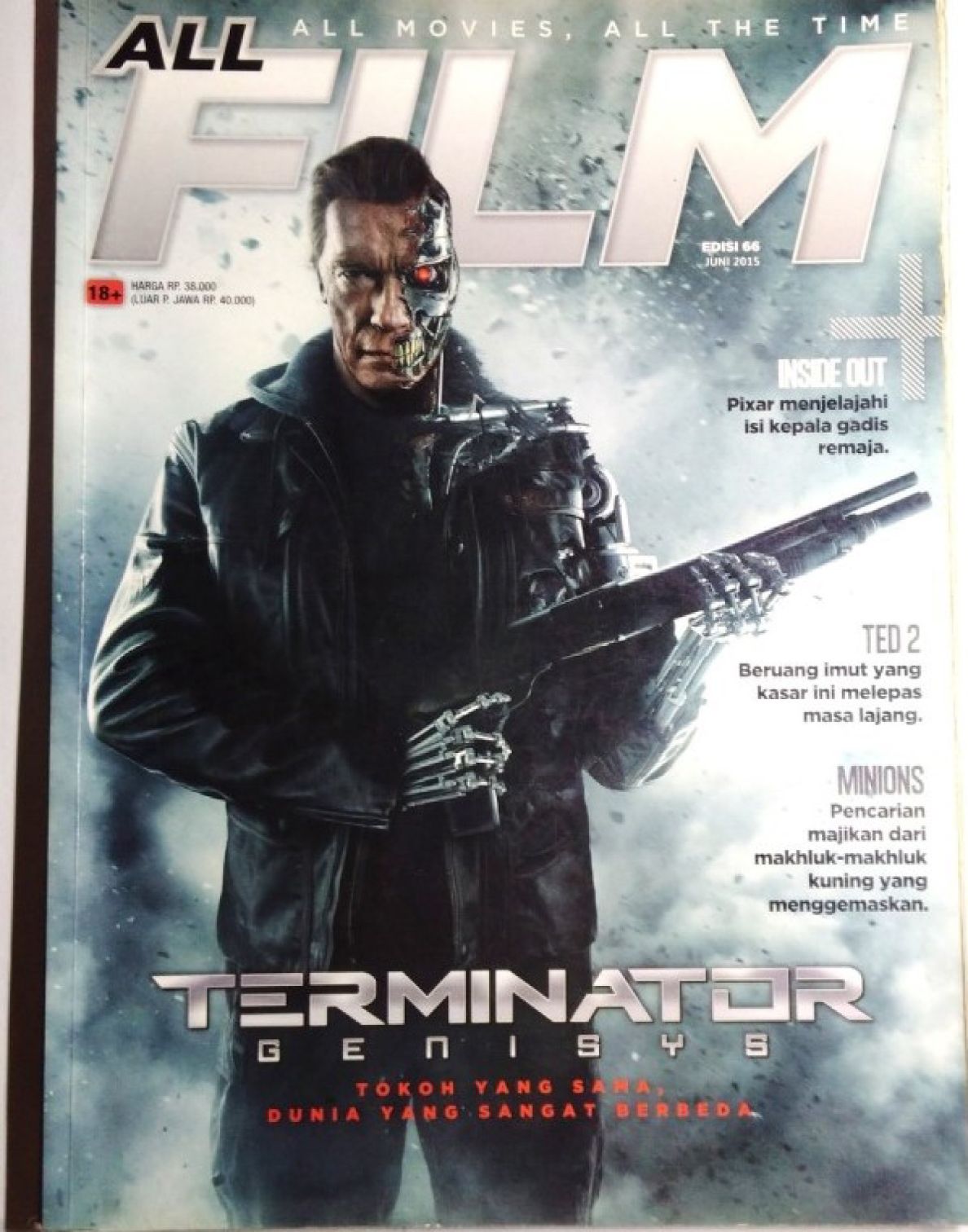 ALL FILM magazine side cover Issue 66  June 2015