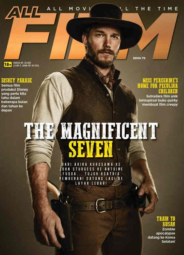 ALL FILM magazine side cover Issue 79 August/September 2016