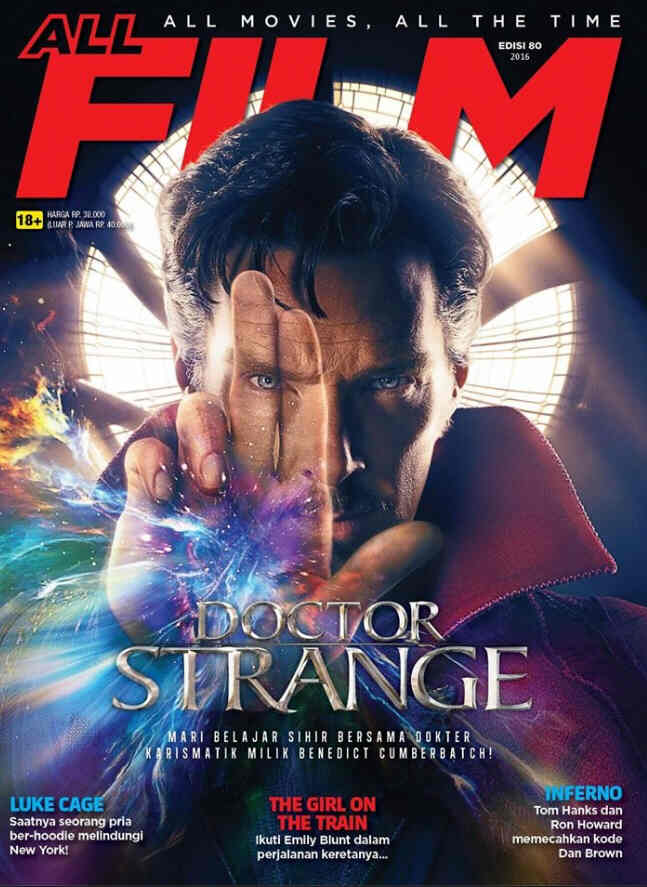 ALL FILM magazine side cover Issue 80 October 2016