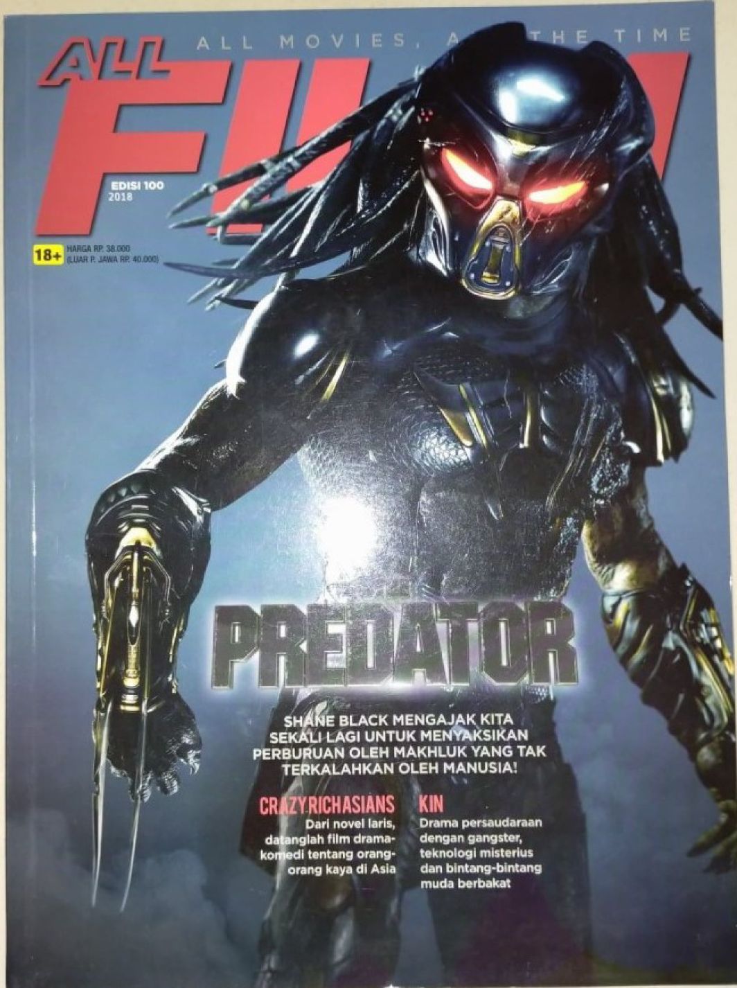 ALL FILM magazine side cover Issue 100   2018