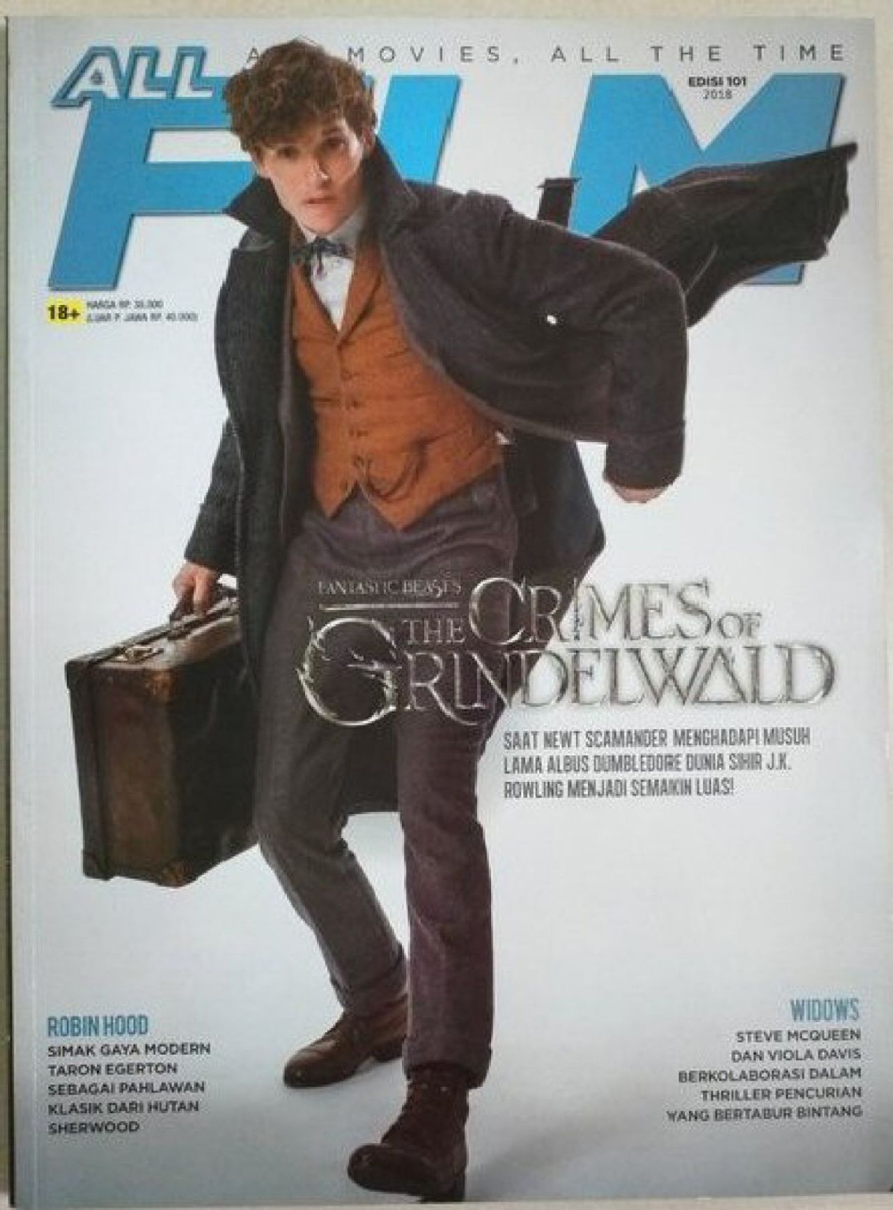 ALL FILM magazine side cover Issue 101   2018