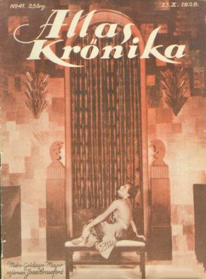 ALLAS KRONIKA magazine side cover Issue 41  August 1928