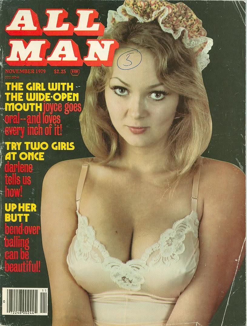 ALL MAN magazine side cover  November 1979