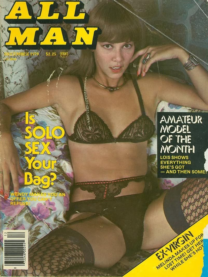 ALL MAN magazine side cover  December 1979