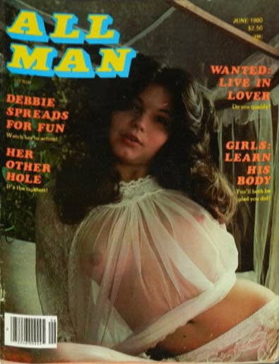 ALL MAN magazine side cover  June 1980