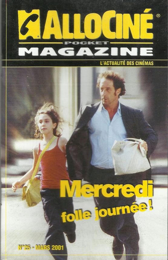 ALLOCINE magazine side cover Issue 25  March 2001