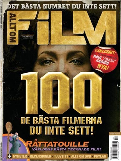 CINEMA (Se) magazine side cover November 2007