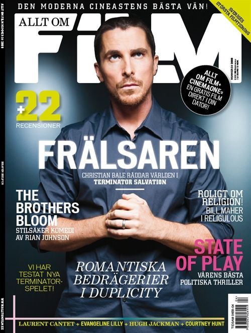 CINEMA (Se) magazine side cover April 2009