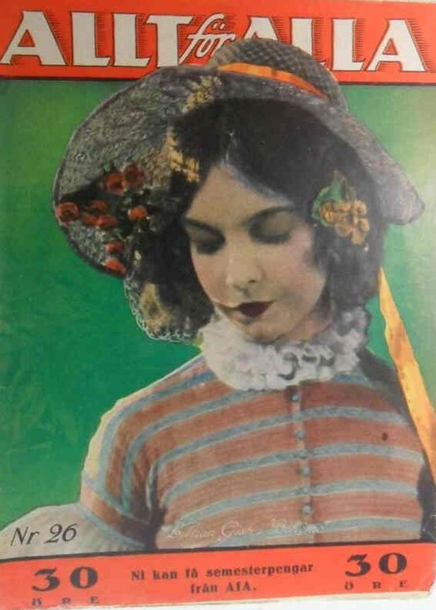 ALLT FOR ALLA magazine side cover Issue 26   1926