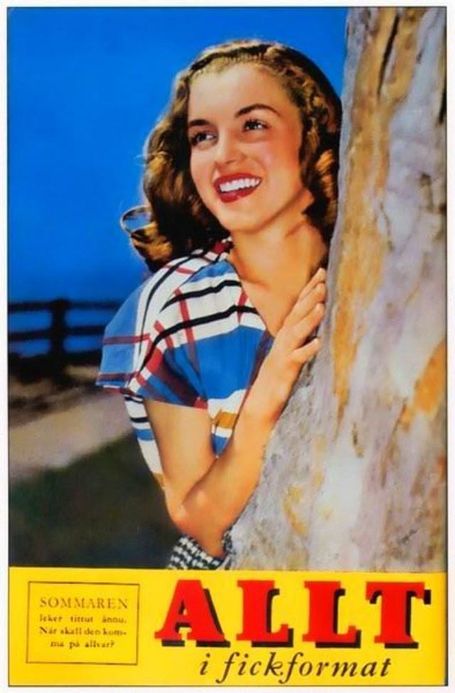ALLT I FICKFORMAT magazine side cover   1950