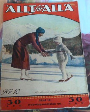 ALLT FOR ALLA magazine side cover Issue 10   1925