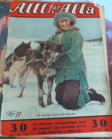 ALLT FOR ALLA magazine side cover Issue 11   1925