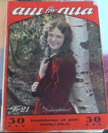 ALLT FOR ALLA magazine side cover Issue 21   1925
