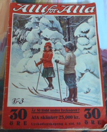ALLT FOR ALLA magazine side cover Issue 3   1925