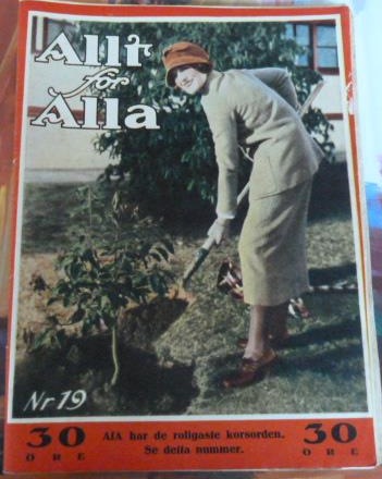 ALLT FOR ALLA magazine side cover Issue 19,   1926