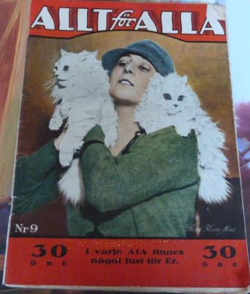 ALLT FOR ALLA magazine side cover Issue 9   1926