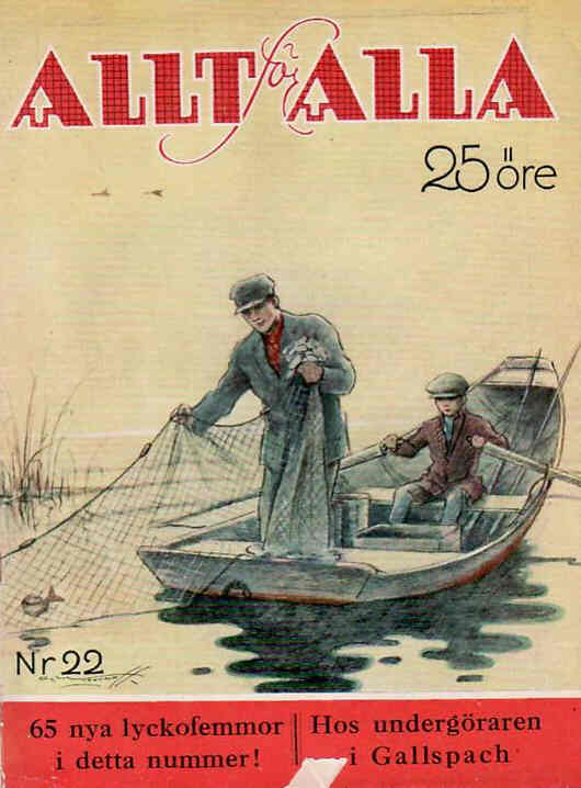 ALLT FOR ALLA magazine side cover Issue 22  1930