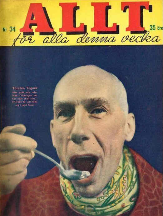 ALLT FOR ALLA magazine side cover Issue 34  1942