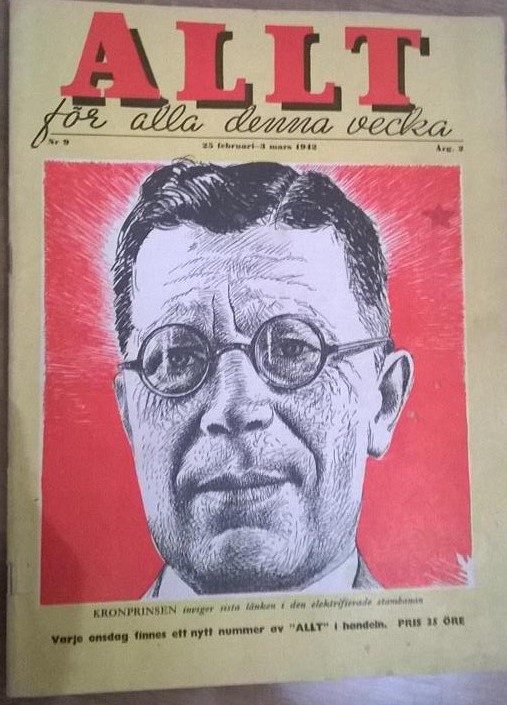 ALLT FOR ALLA magazine side cover Issue 9   1942