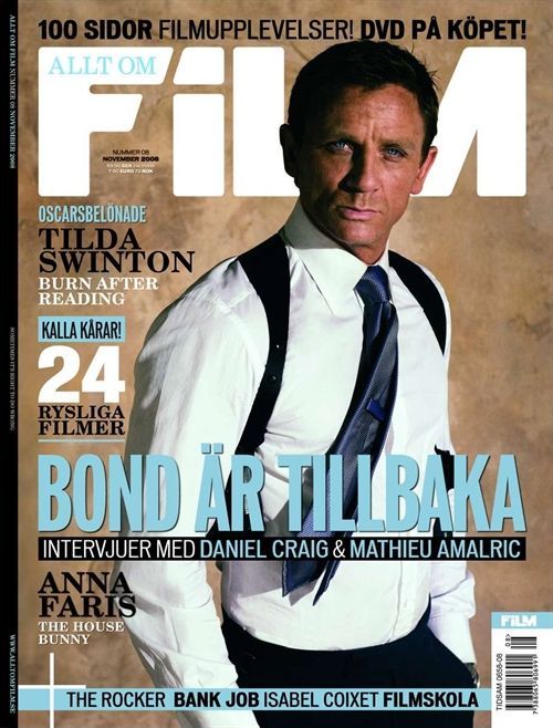 CINEMA (Se) magazine side cover  November 2008
