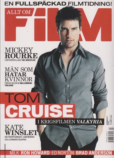 CINEMA (Se) magazine side cover  January 2009