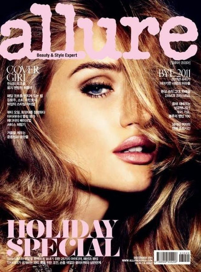 ALLURE KOREA magazine side cover  December 2011