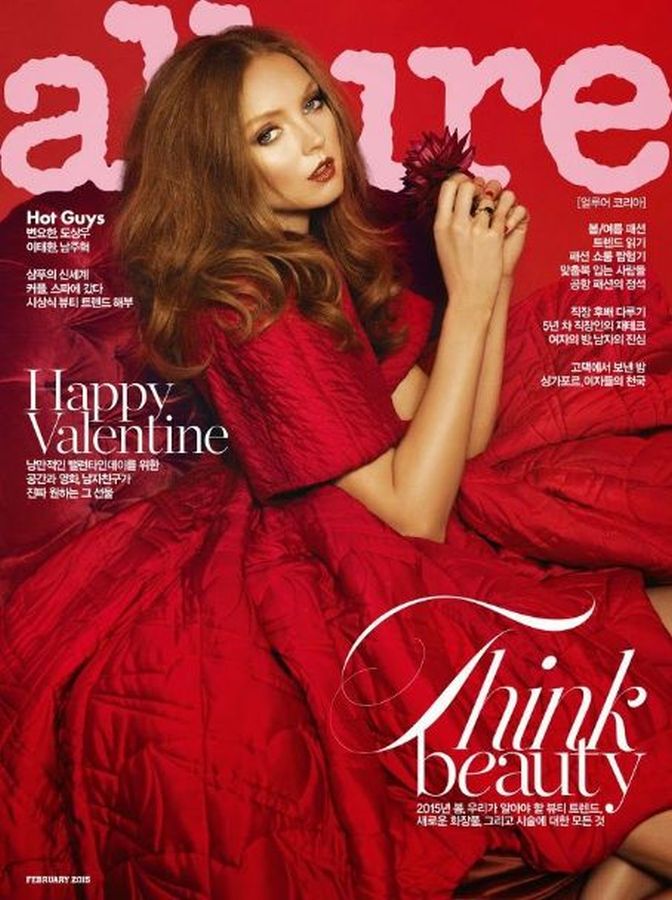 ALLURE KOREA magazine side cover  February 2015