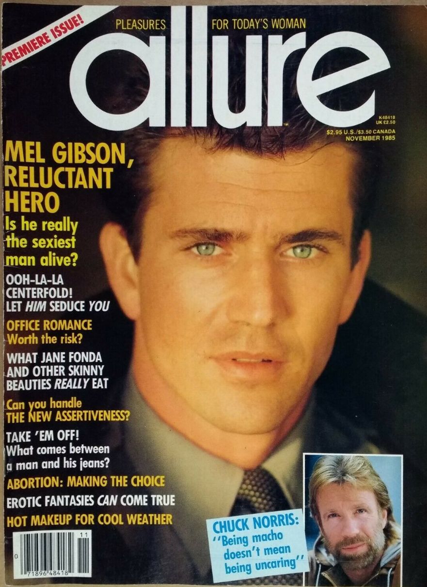 ALLURE USA magazine side cover Issue 1  November 1985