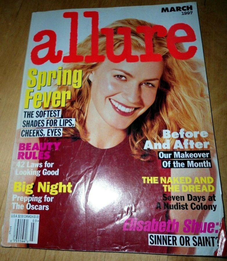 ALLURE USA magazine side cover  March 1997