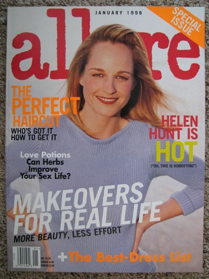 ALLURE USA magazine side cover  January 1998