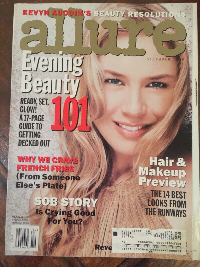 ALLURE USA magazine side cover  December 1999