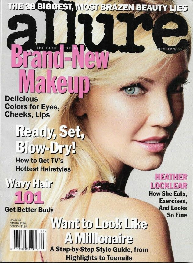 ALLURE USA magazine side cover  September 2000