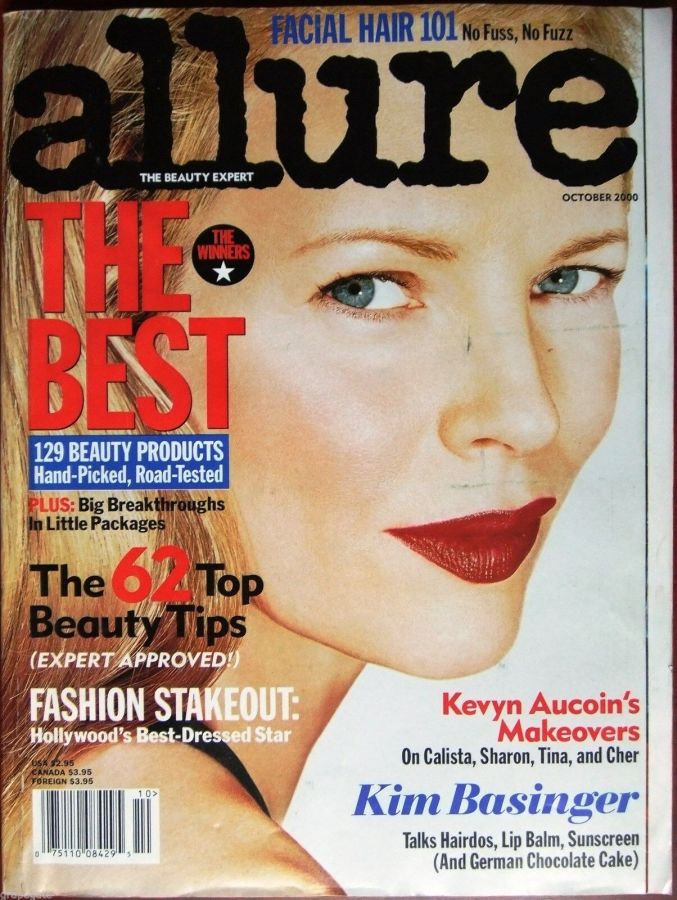 ALLURE USA magazine side cover  October 2000