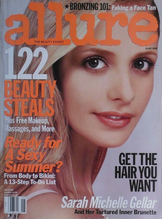 ALLURE USA magazine side cover  June 2001