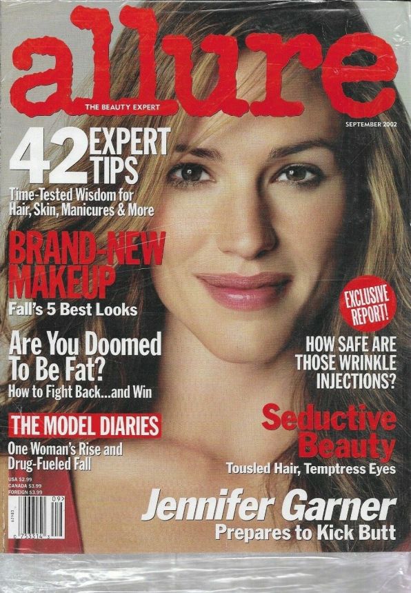 ALLURE USA magazine side cover  September 2002